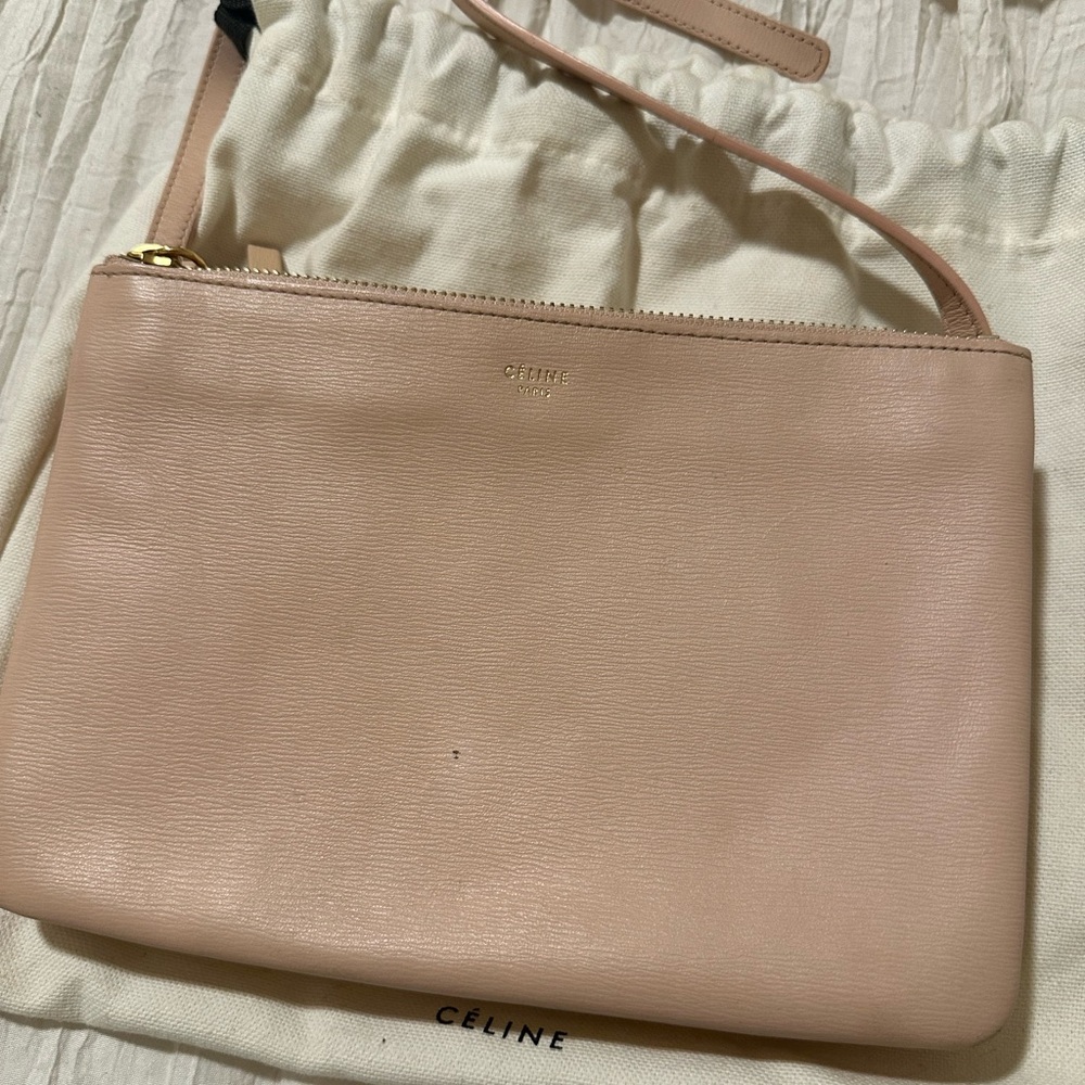Celine light pink crossbody bag
